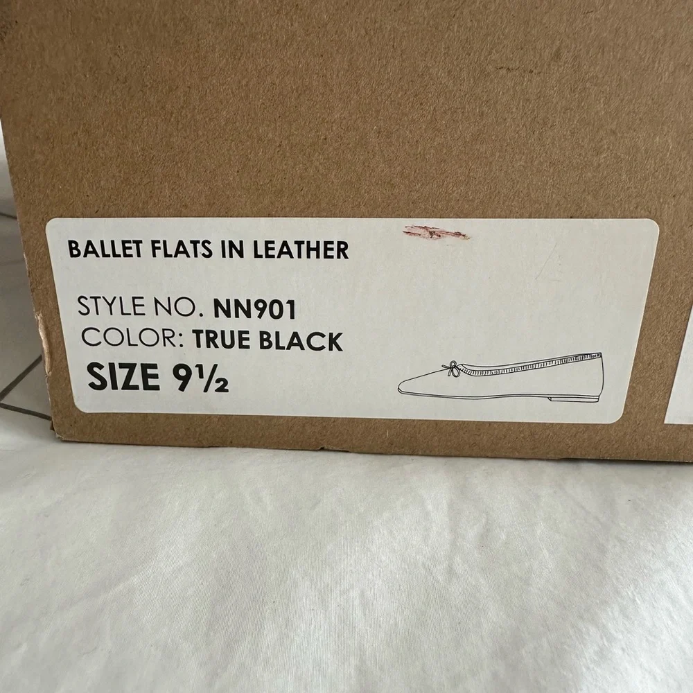 Madewell Anelise Leather Ballet Flat with Bow - Picture 3 of 4